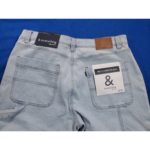 & Everything Denim Carpenter Bootcut Denim Jeans Pants Men's Size 36 X 32 NEW - Picture 4 of 16